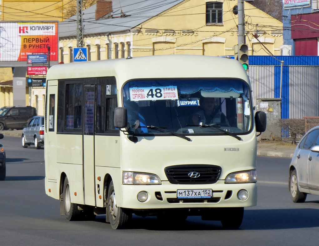 Нижегородская область, Hyundai County SWB (группа ТагАЗ) № М 137 ХА 152