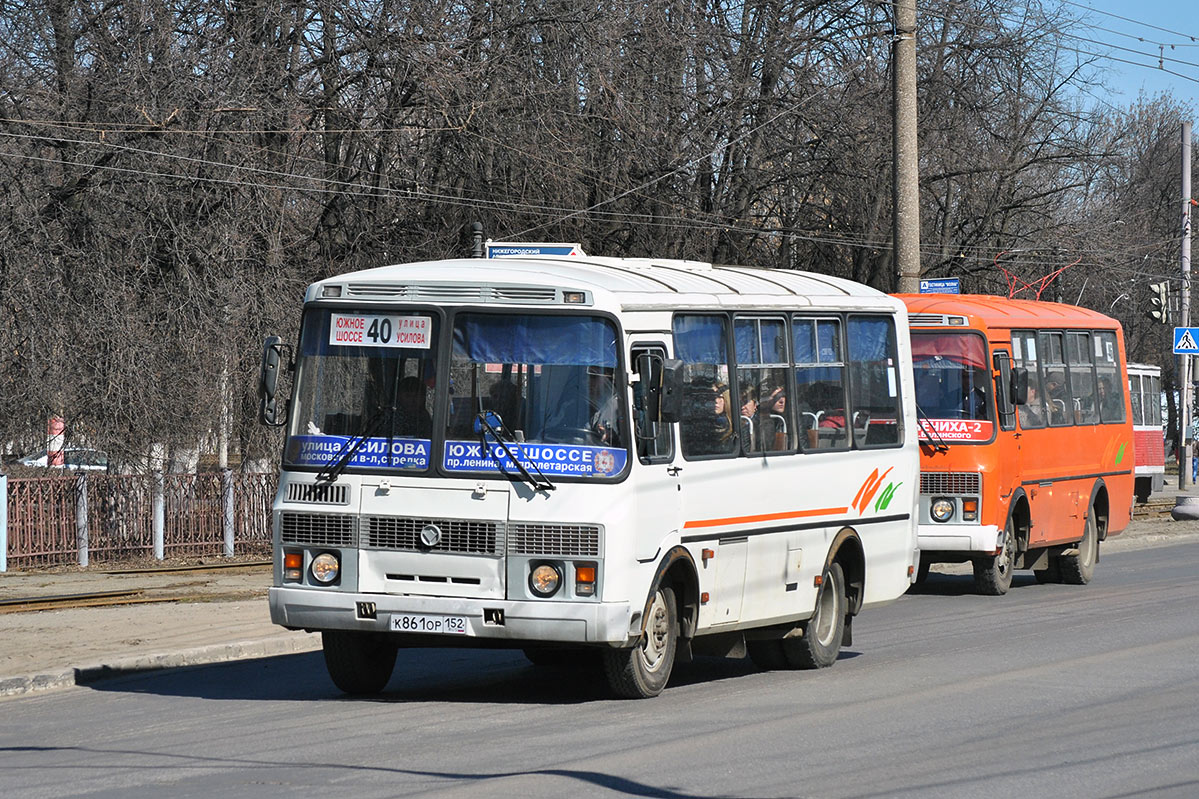 Нижегородская область, ПАЗ-32054 № К 861 ОР 152