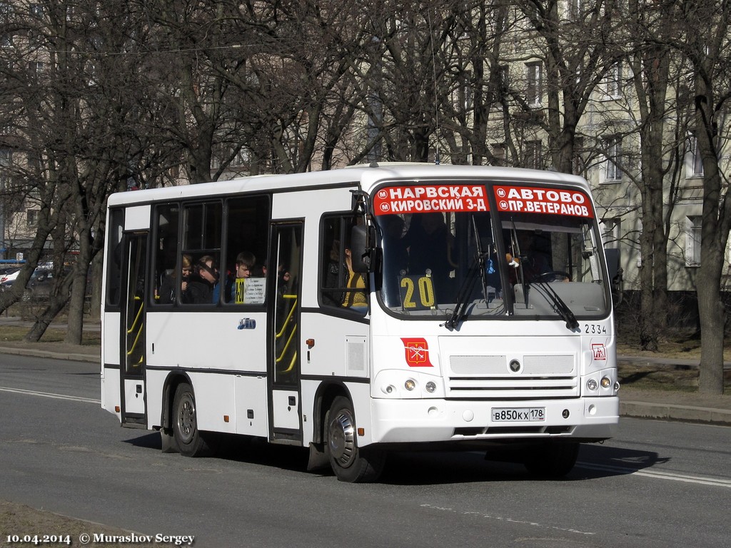 Санкт-Петербург, ПАЗ-320402-05 № n334