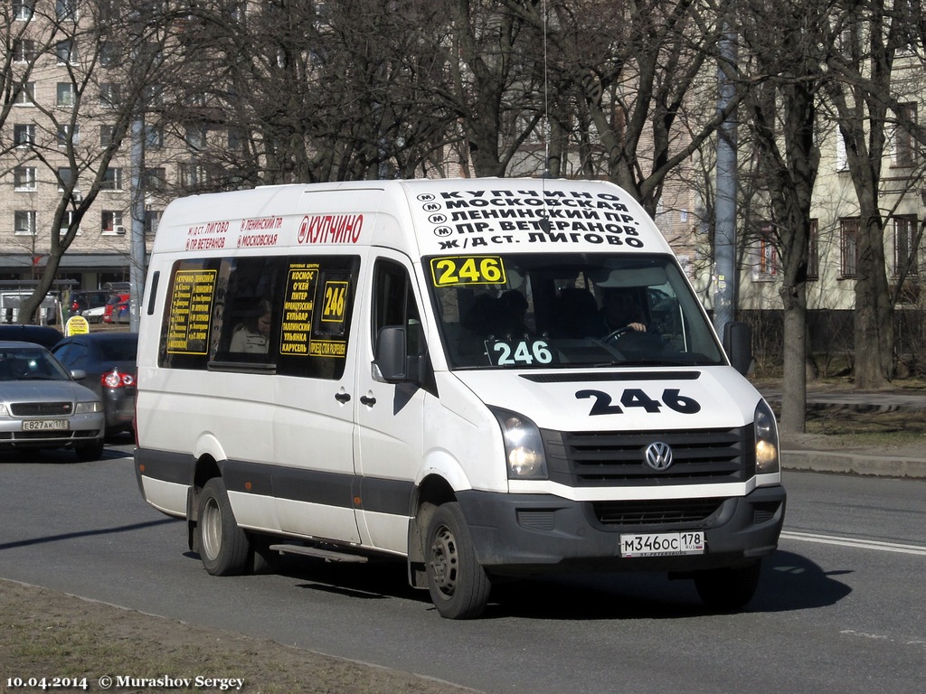 Санкт-Петербург, БТД-2219 (Volkswagen Crafter) № М 346 ОС 178