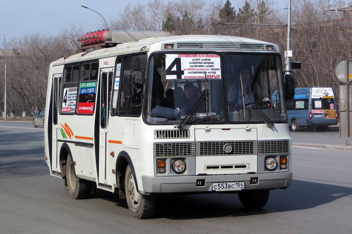 Новосибирская область, ПАЗ-32054 № С 553 ВС 154