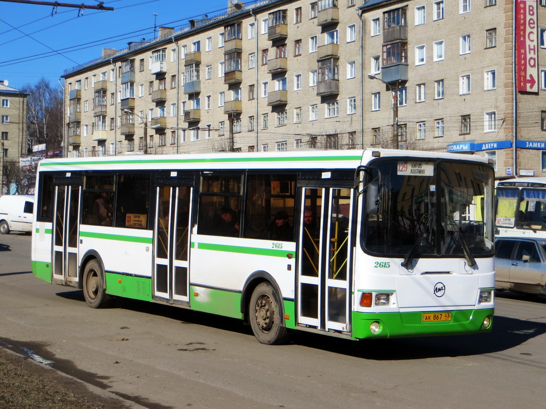 Kirov region, LiAZ-5256.36 Nr. х615