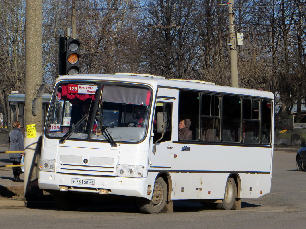 Кировская область, ПАЗ-320402-05 № Н 751 ОВ 43