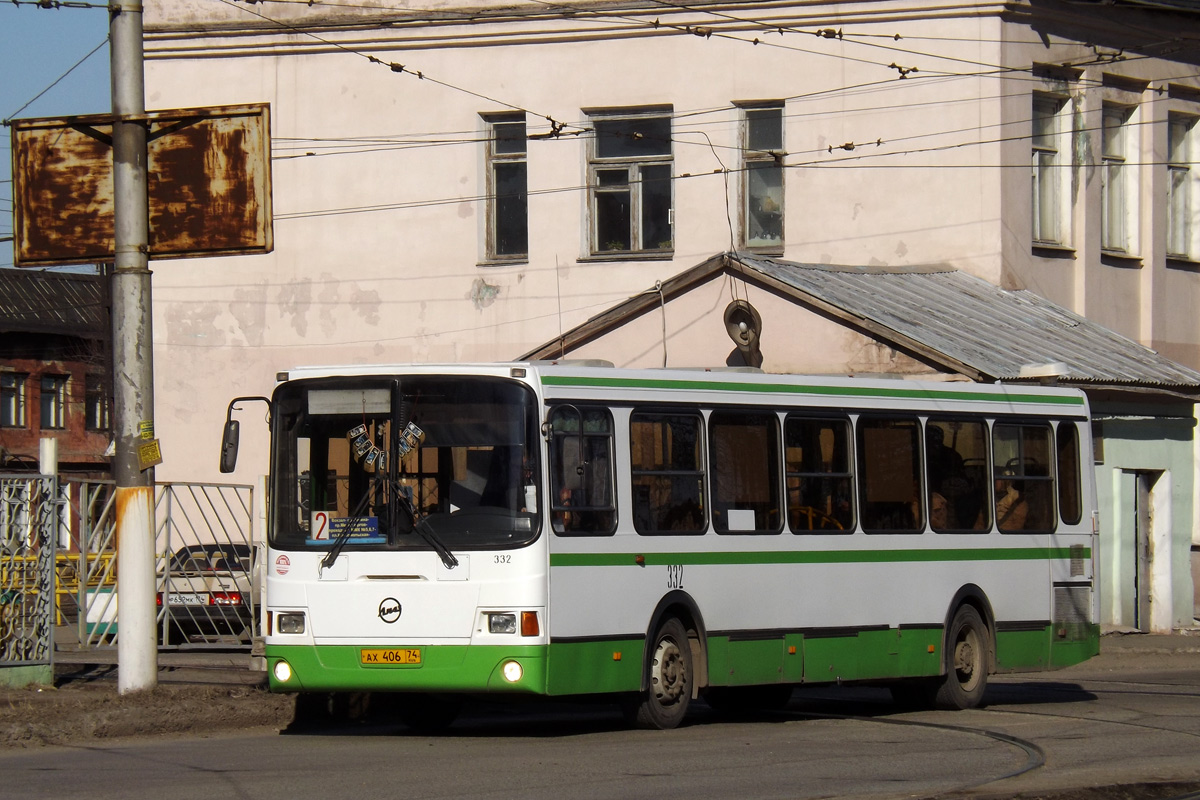 Челябинская область, ЛиАЗ-5256.35 № 332