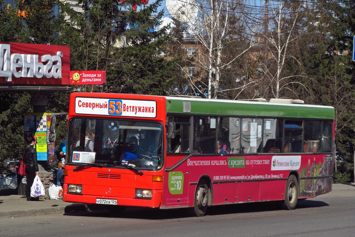 Красноярский край, Mercedes-Benz O405N № У 072 ЕВ 124