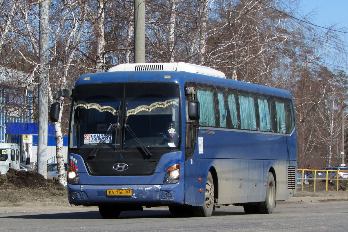 Самарская область, Hyundai Universe Space Luxury № ЕВ 166 63