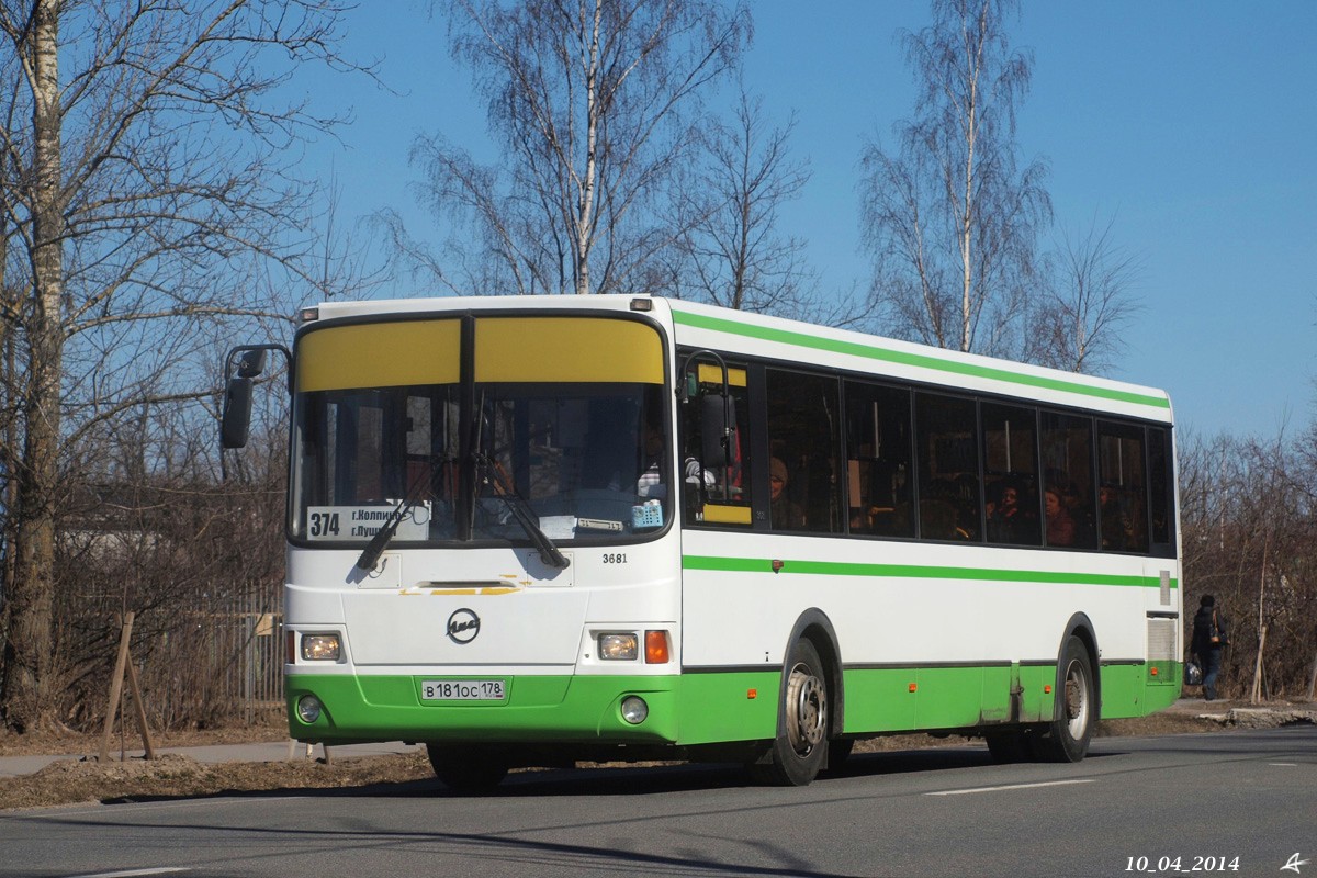 Sankt Peterburgas, LiAZ-5293.60 Nr. 3681