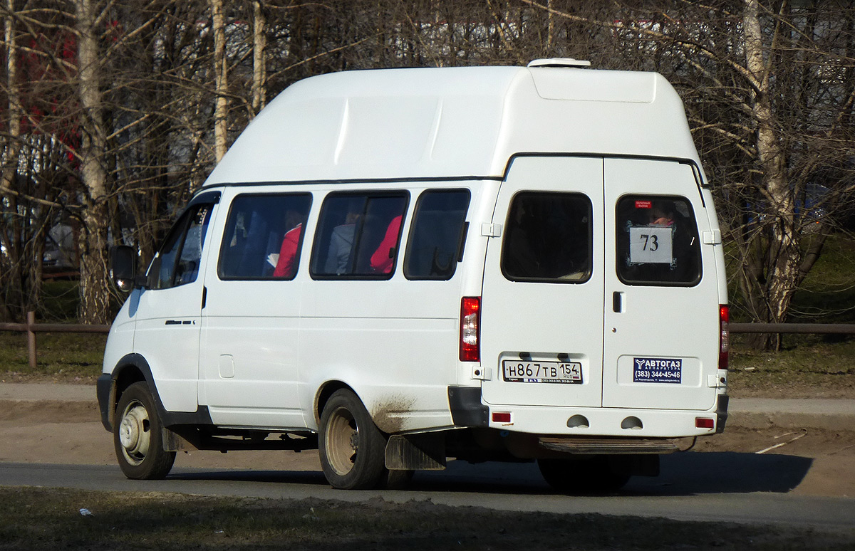 Новосибирская область, Луидор-225000 (ГАЗ-322133) № Н 867 ТВ 154