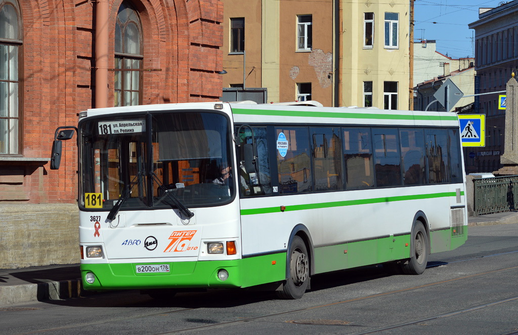 Санкт-Петербург, ЛиАЗ-5293.60 № 3627