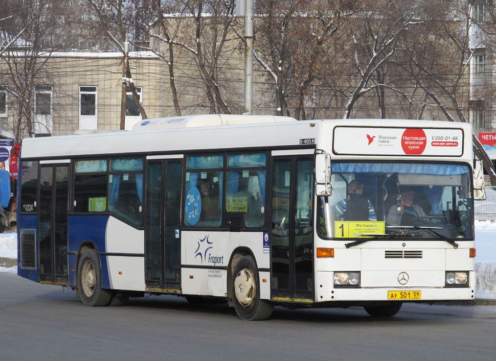 Пермский край, Mercedes-Benz O405N2 № АУ 501 59