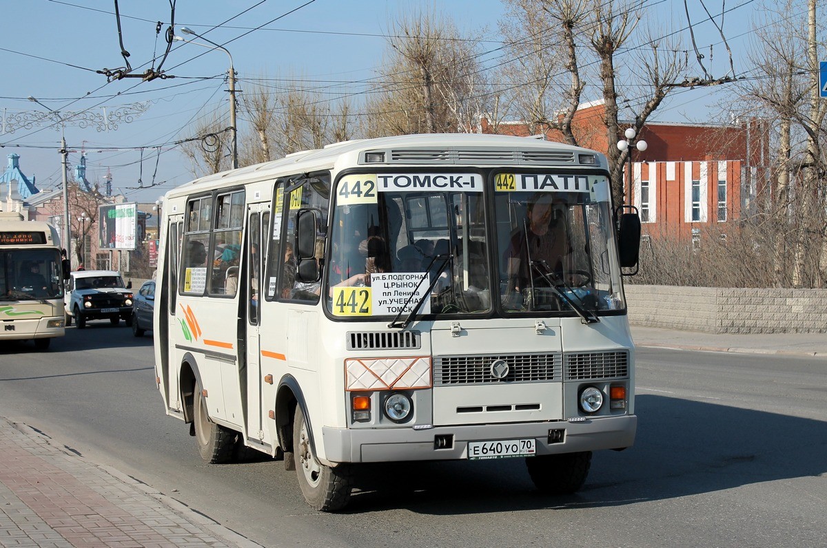 Томская область, ПАЗ-32054 № Е 640 УО 70