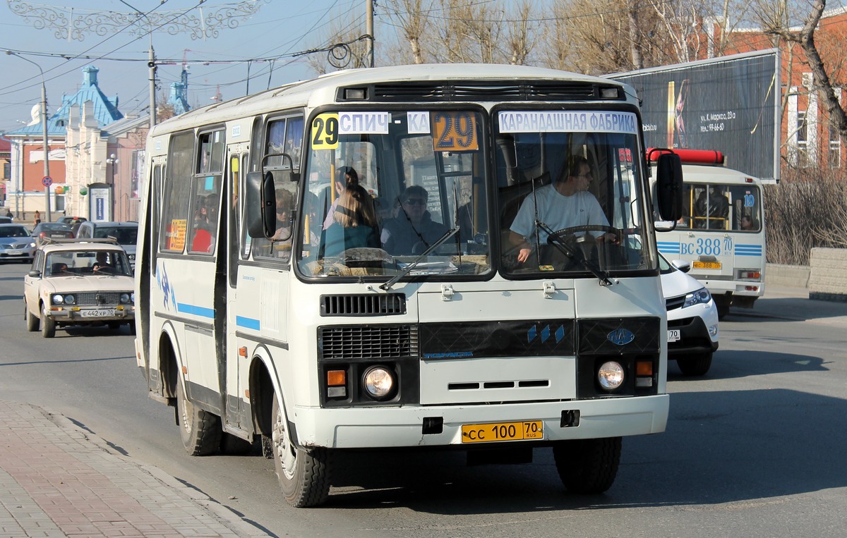 Томская область, ПАЗ-32054 № СС 100 70