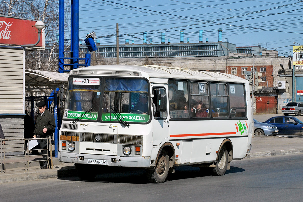 Nizhegorodskaya region, PAZ-32054 č. В 623 КМ 152