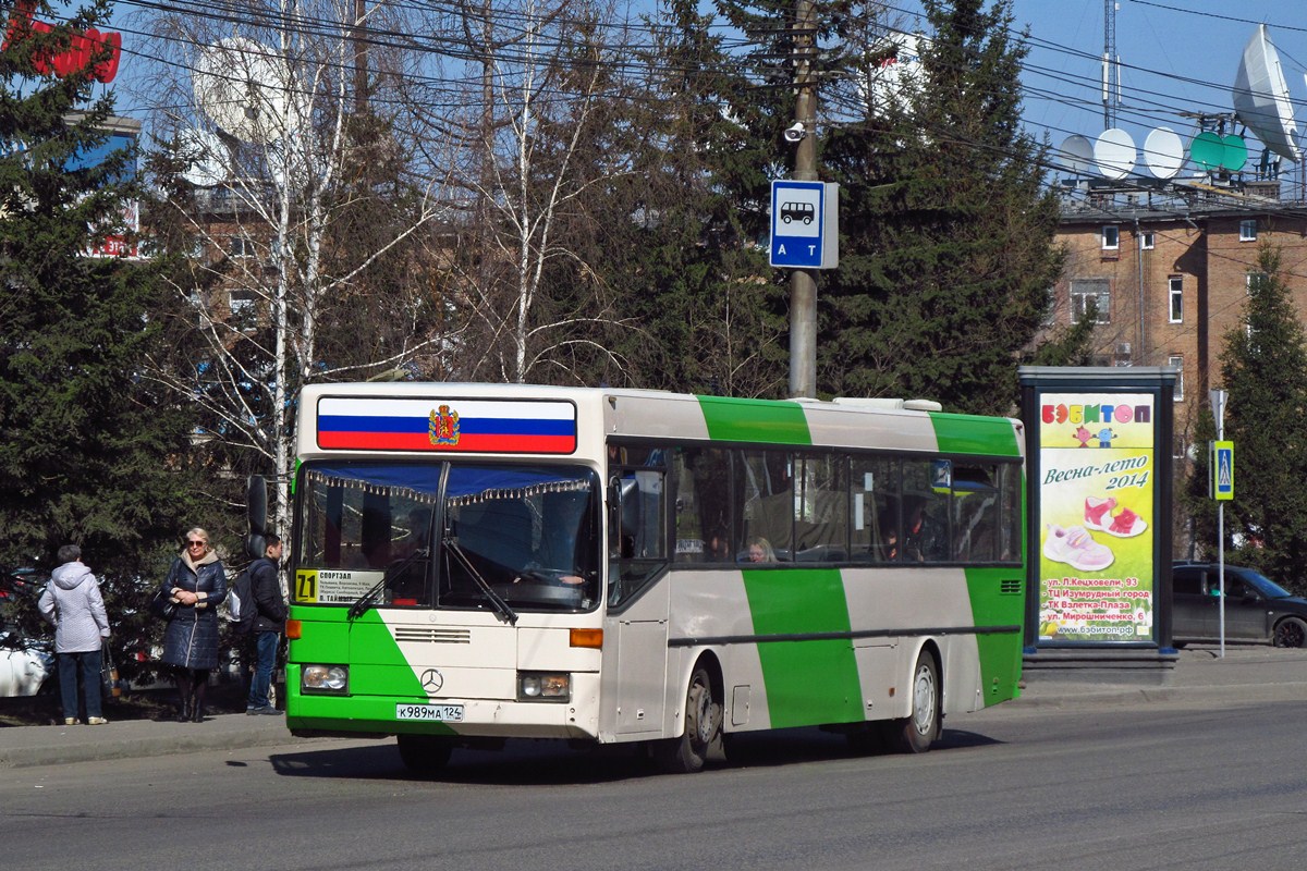 Красноярский край, Mercedes-Benz O405 № К 989 МА 124