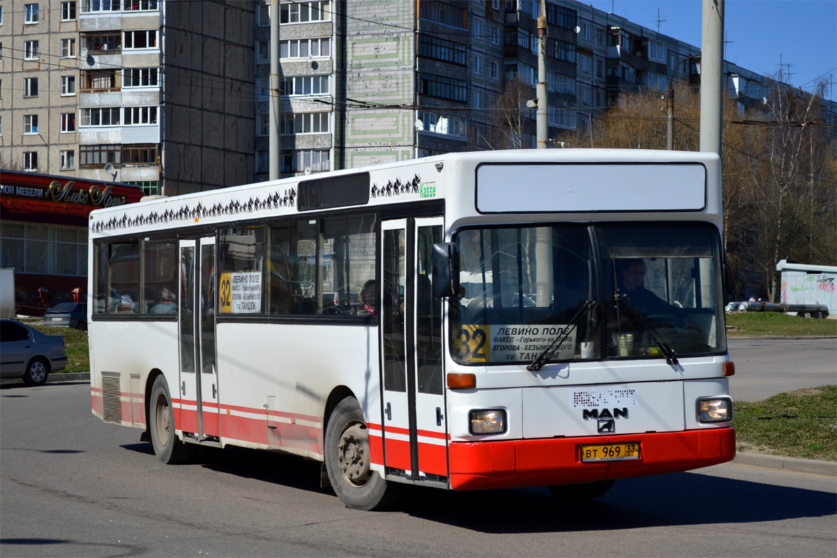 Владимирская область, MAN 791 SL202 № ВТ 969 33