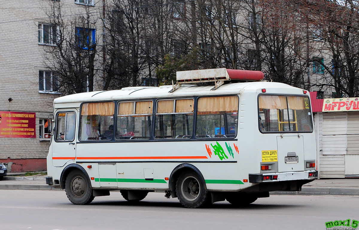 Брянская область, ПАЗ-32054 № А 151 ТС 32