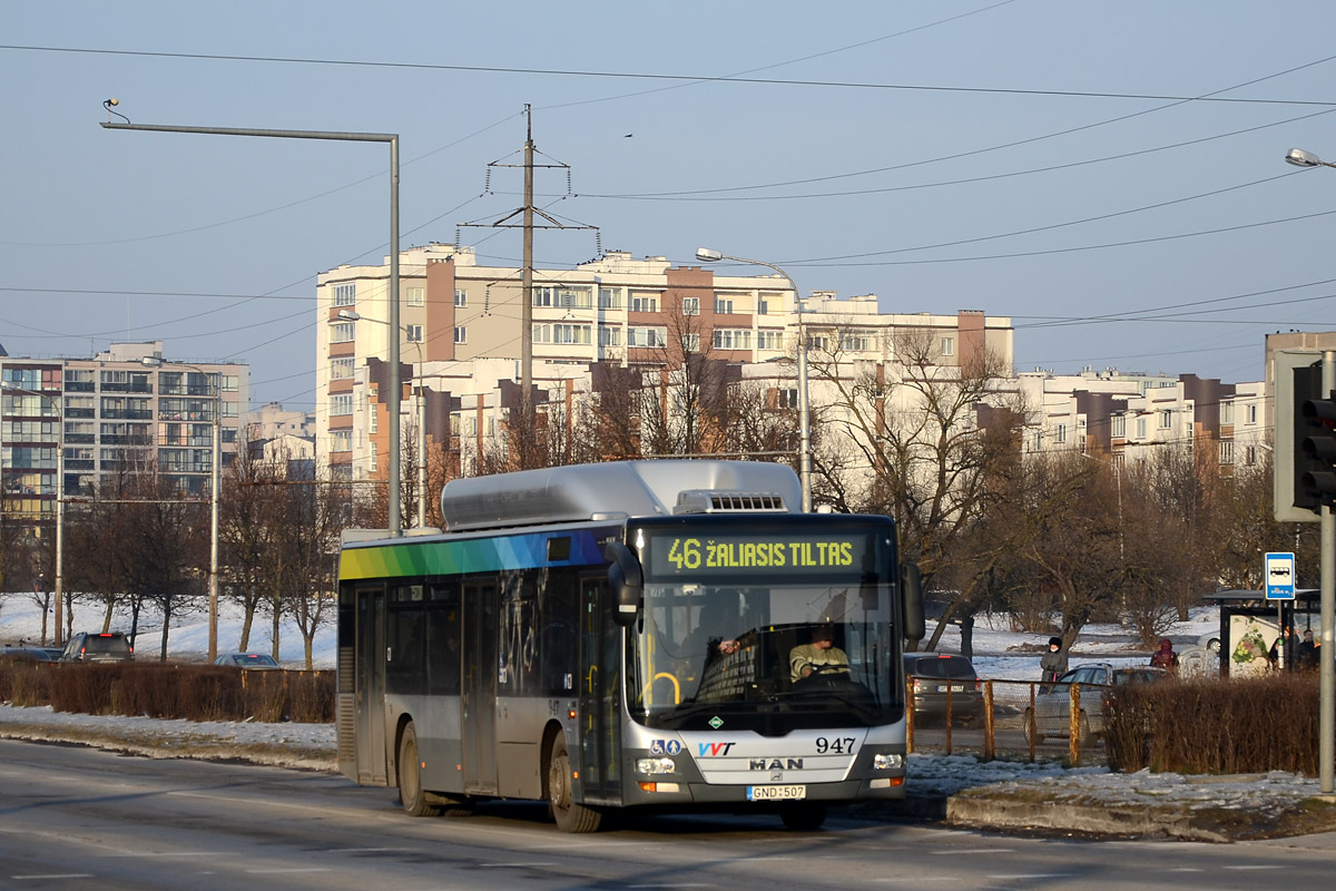 Литва, MAN A21 Lion's City NL273 CNG № 947