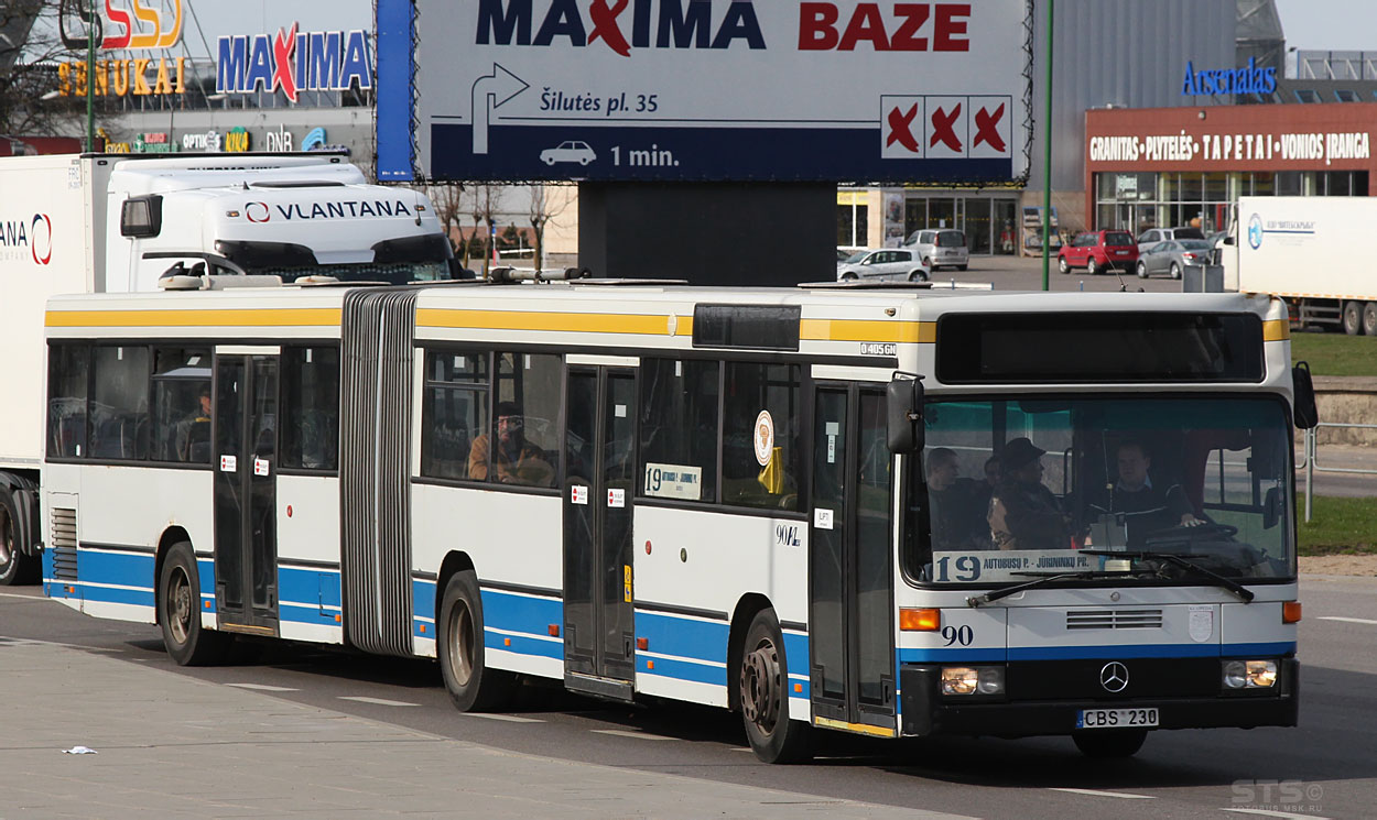 Литва, Mercedes-Benz O405GN № 90