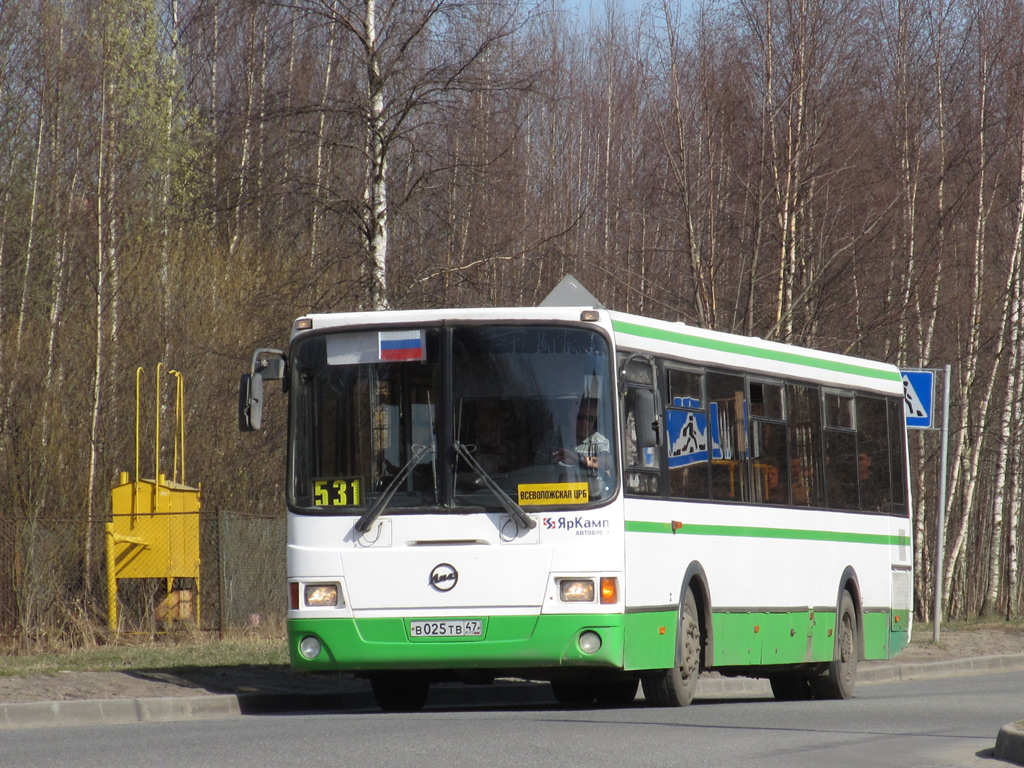 Ленинградская область, ЛиАЗ-5256.53 № В 025 ТВ 47