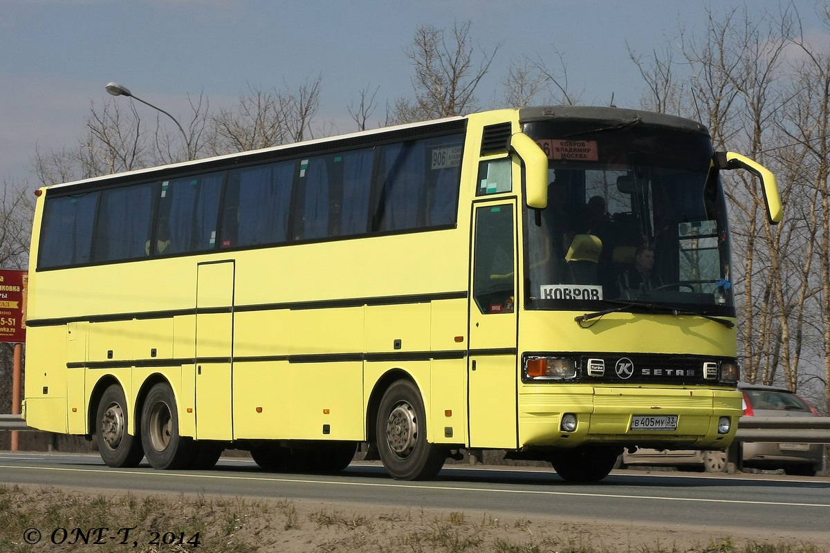 Владимирская область, Setra S215HDH № В 405 МУ 33