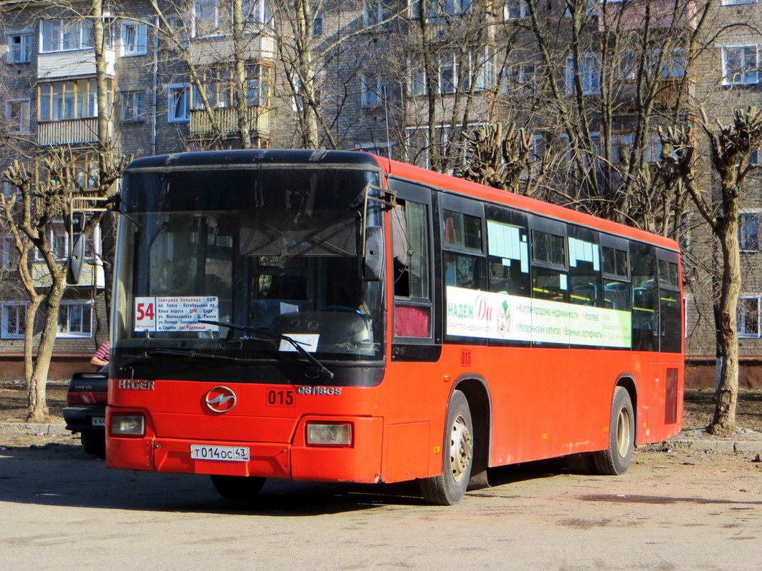 Кировская область, Higer KLQ6118GS № Т 014 ОС 43