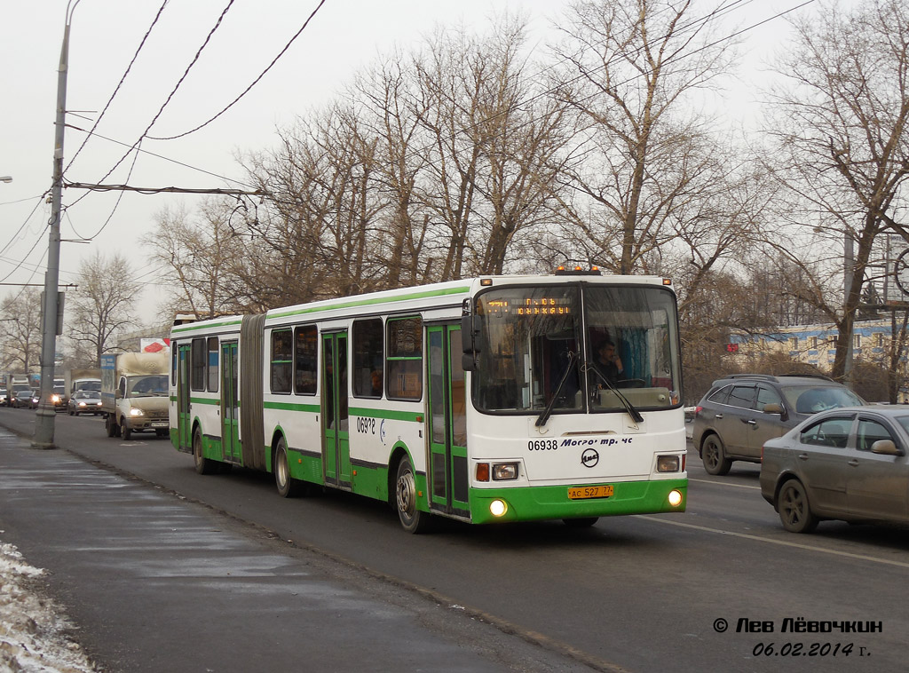 Москва, ЛиАЗ-6212.01 № 06938