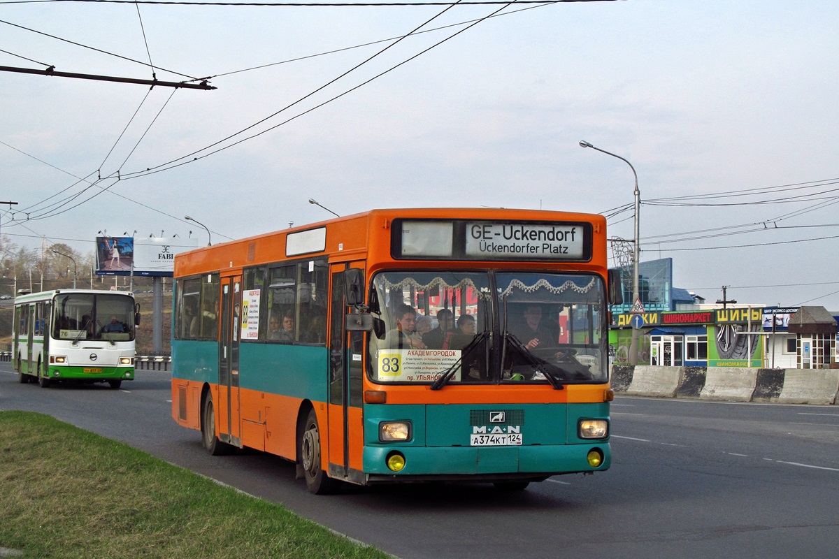 Красноярский край, MAN 791 SL202 № А 374 КТ 124