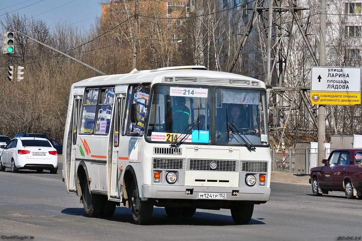 Нижегородская область, ПАЗ-32054 № М 124 ТР 152