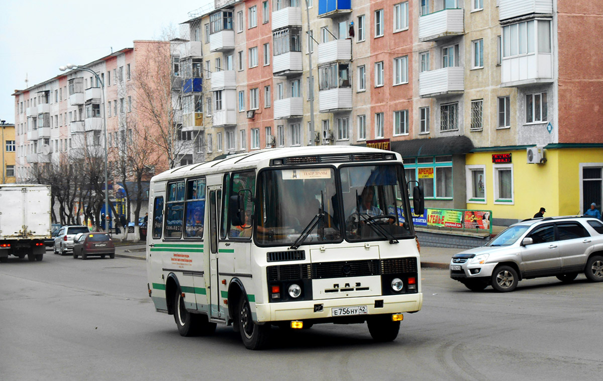 Кемеровская область - Кузбасс, ПАЗ-32053 № Е 756 НУ 42