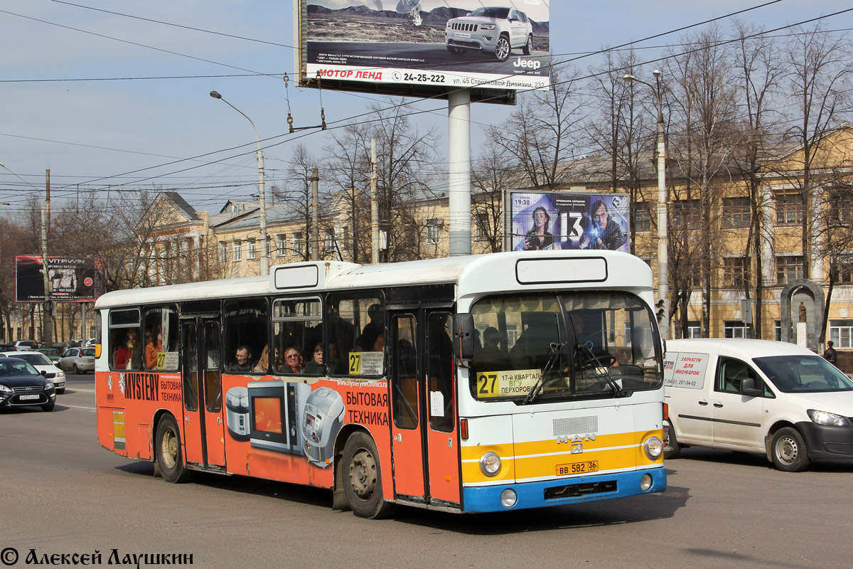 Воронежская область, MAN 192 SL200 № ВВ 582 36