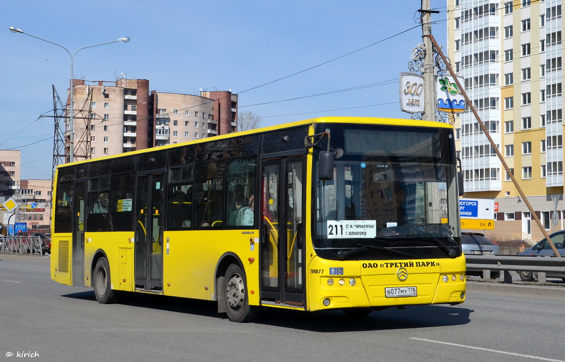 Санкт-Петербург, Golden Dragon XML6125CR № В 077 МУ 178