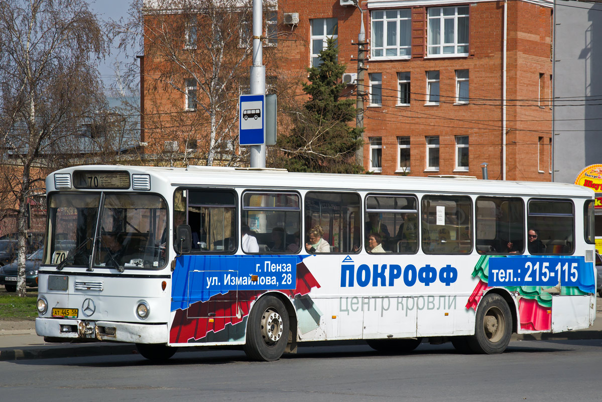 Пензенская область, Mercedes-Benz O305 № АТ 445 58