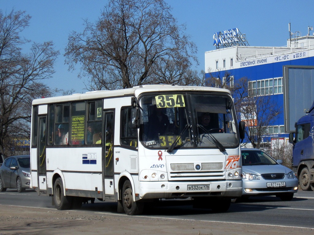 Санкт-Петербург, ПАЗ-320412-05 № 9111