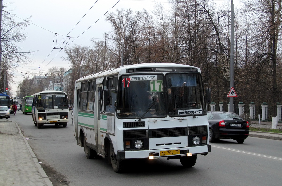 Томская область, ПАЗ-3205-110 № АС 705 70