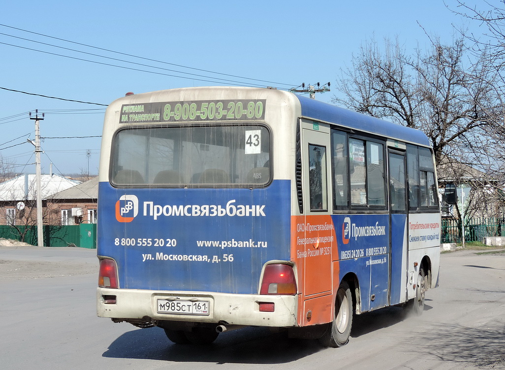 Ростовская область, Hyundai County SWB C08 (РЗГА) № М 985 СТ 161
