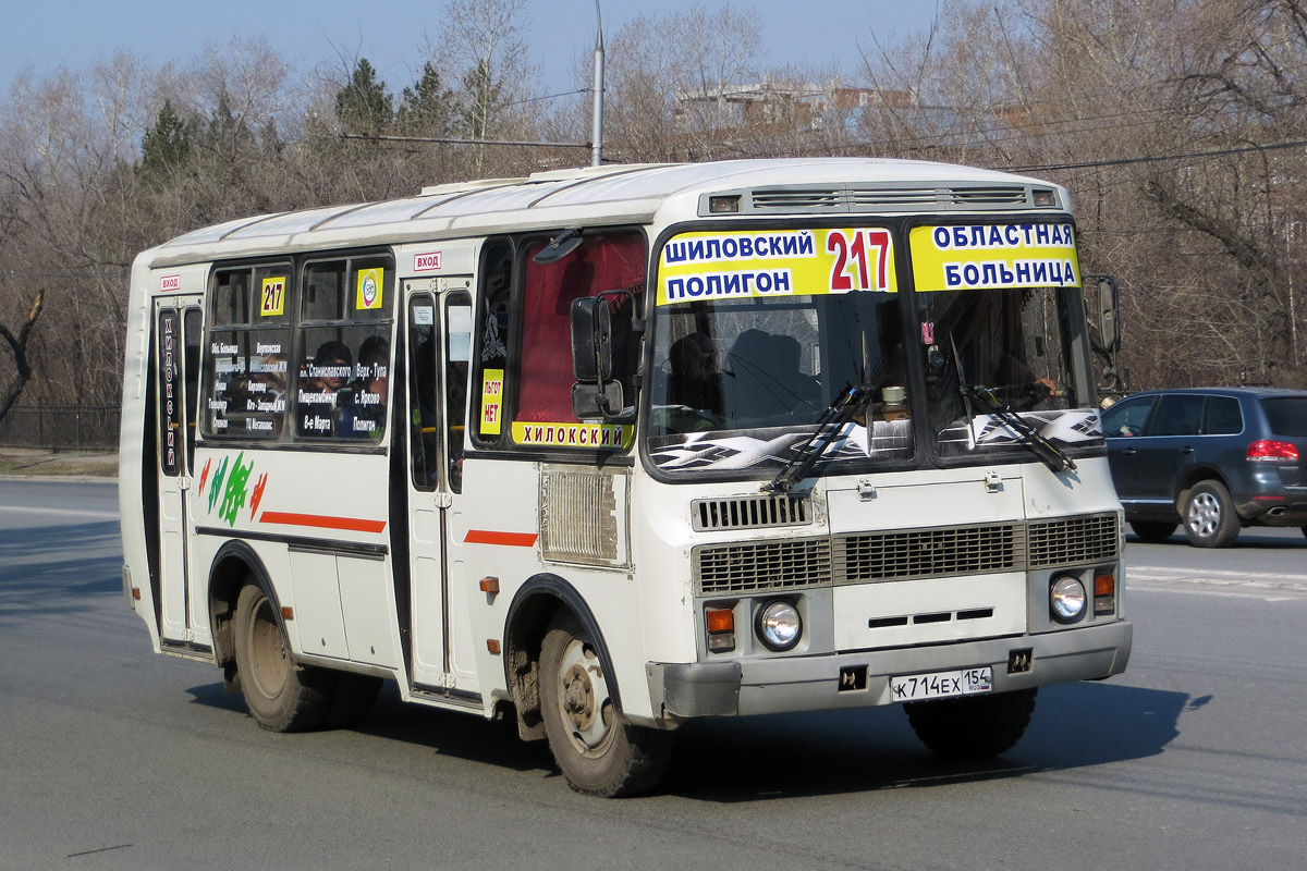 Новосибирская область, ПАЗ-32054 № К 714 ЕХ 154