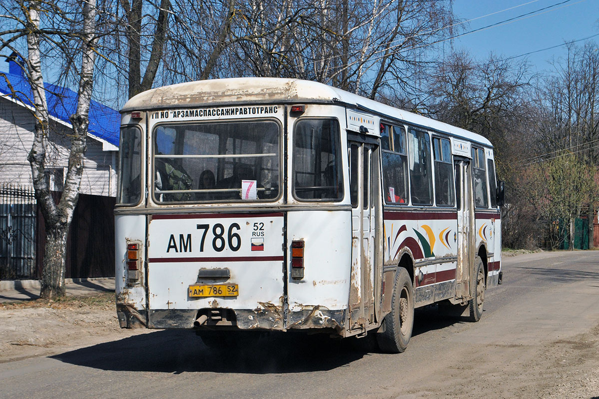 Nizhegorodskaya region, LiAZ-677M (BARZ) Nr. АМ 786 52