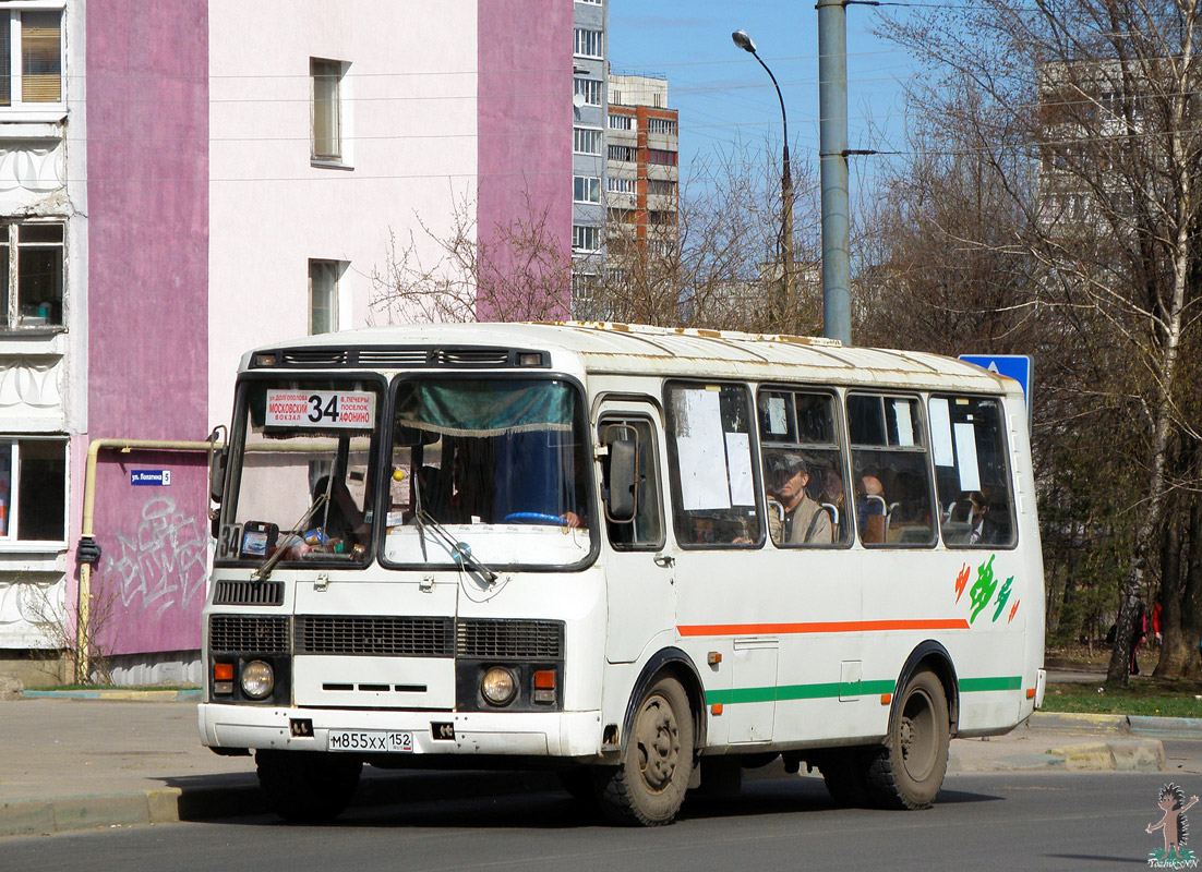 Нижегородская область, ПАЗ-32053 № М 855 ХХ 152