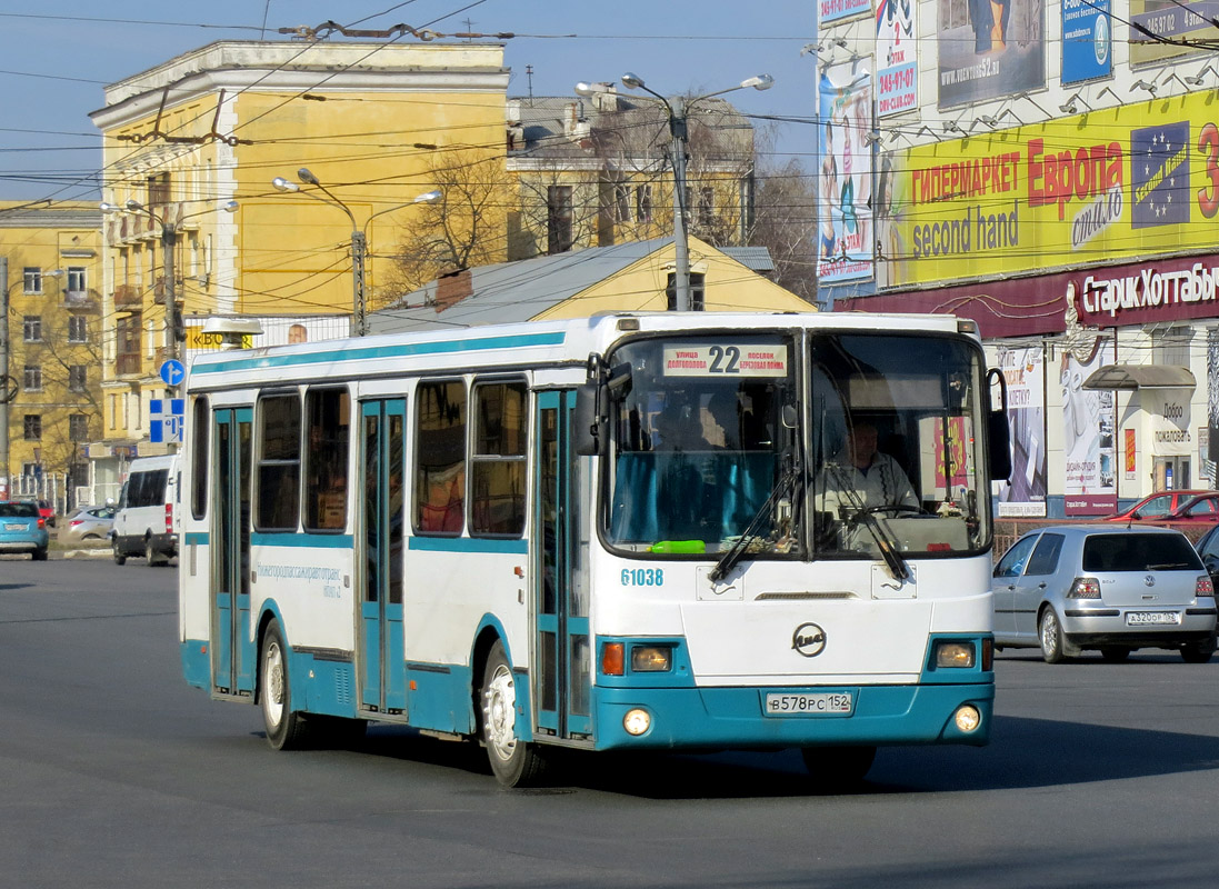 Нижегородская область, ЛиАЗ-5256.26 № 61038