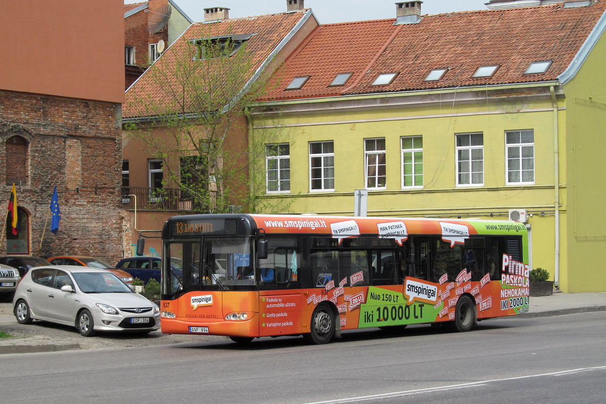 Литва, Solaris Urbino II 12 № 637