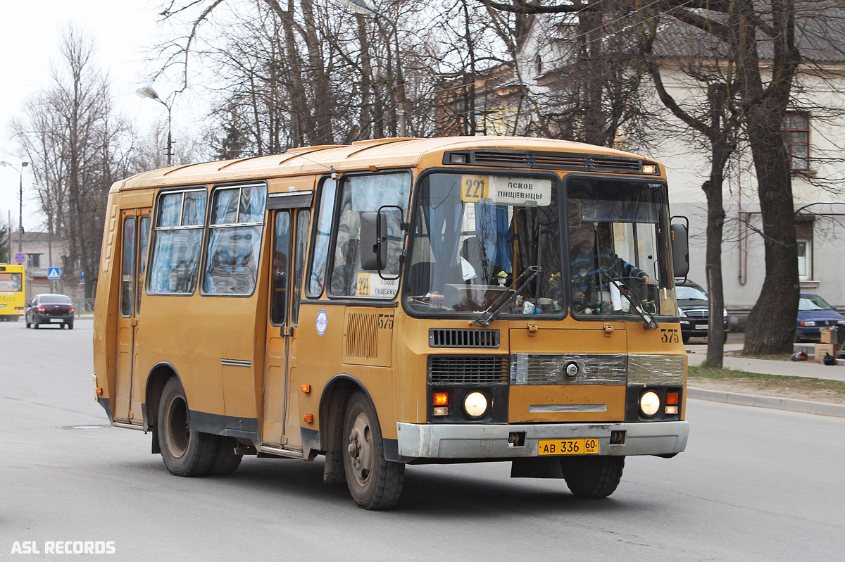 Псковская область, ПАЗ-32054 № 375