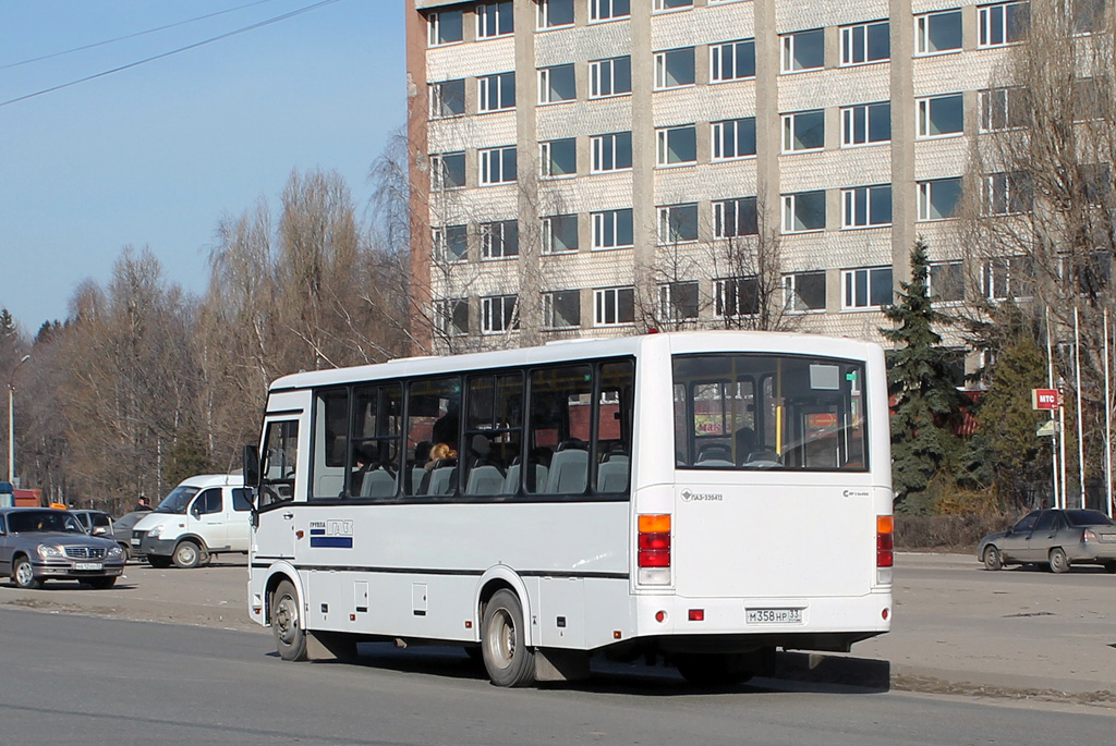 Владимирская область, ПАЗ-320412-05 № М 358 НР 33