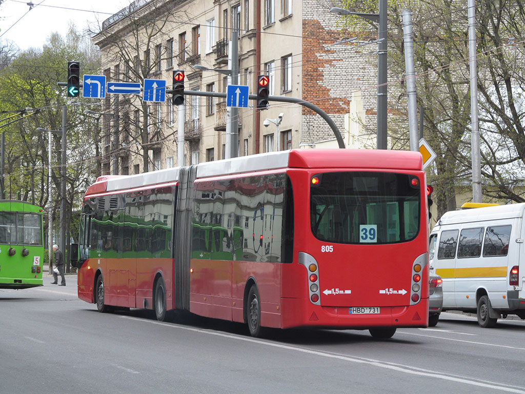 Литва, Van Hool New AG300 № 805