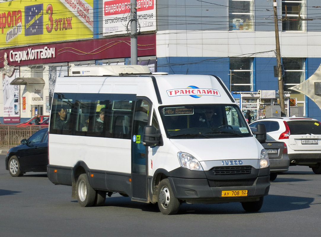 Нижегородская область, Нижегородец-2227UU (IVECO Daily) № АУ 708 52