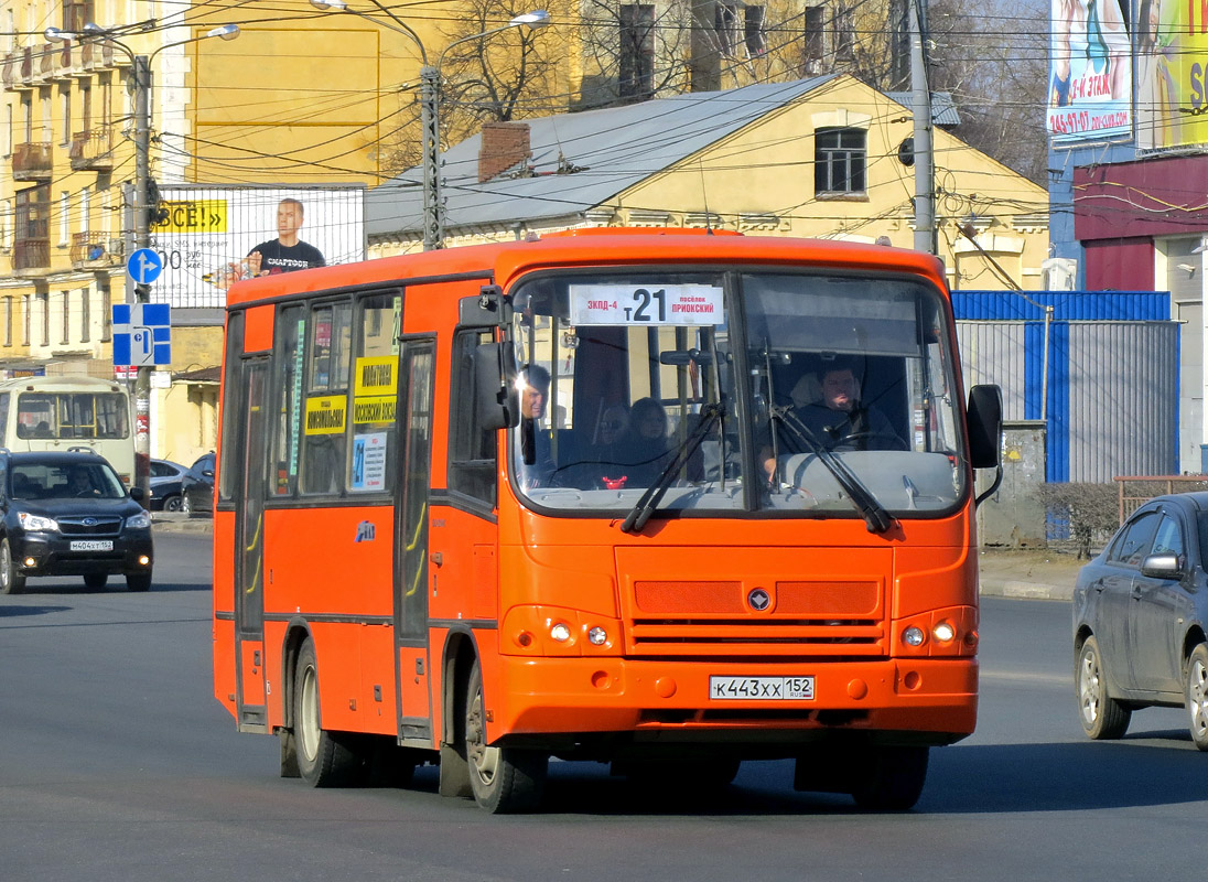 Нижегородская область, ПАЗ-320402-05 № К 443 ХХ 152