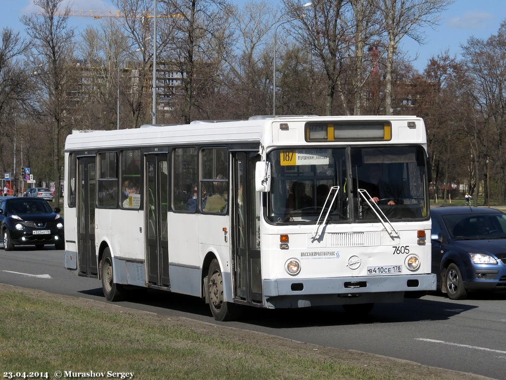 Санкт-Петербург, ЛиАЗ-5256.25 № 7605