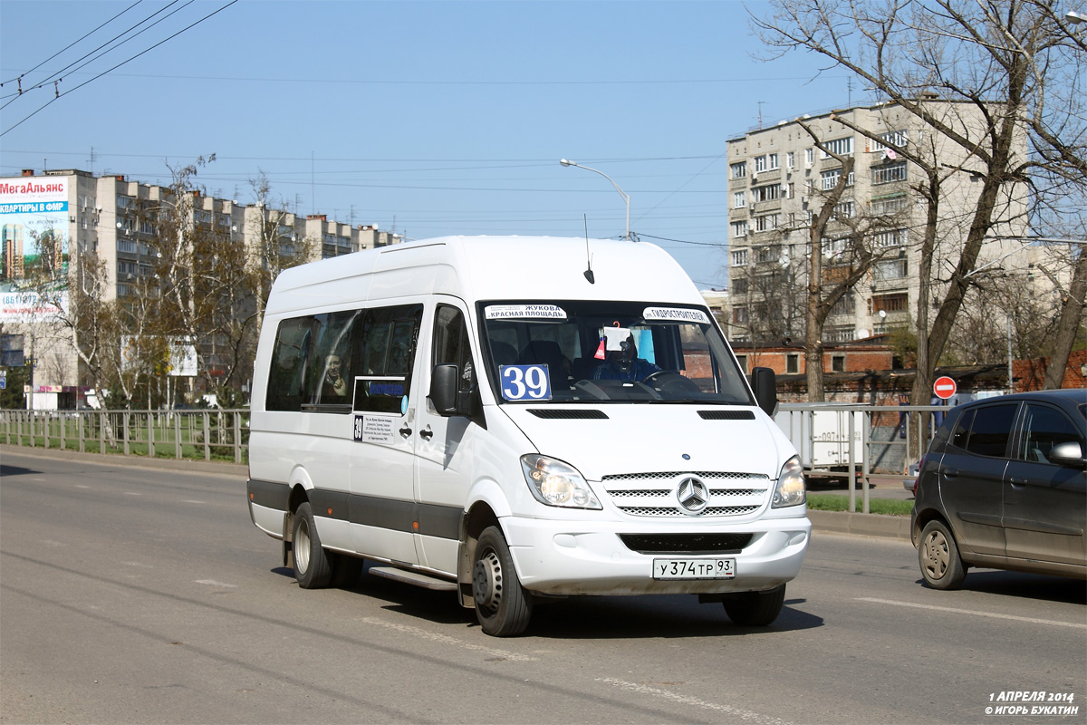 Краснодарский край, Луидор-22340C (MB Sprinter 515CDI) № У 374 ТР 93