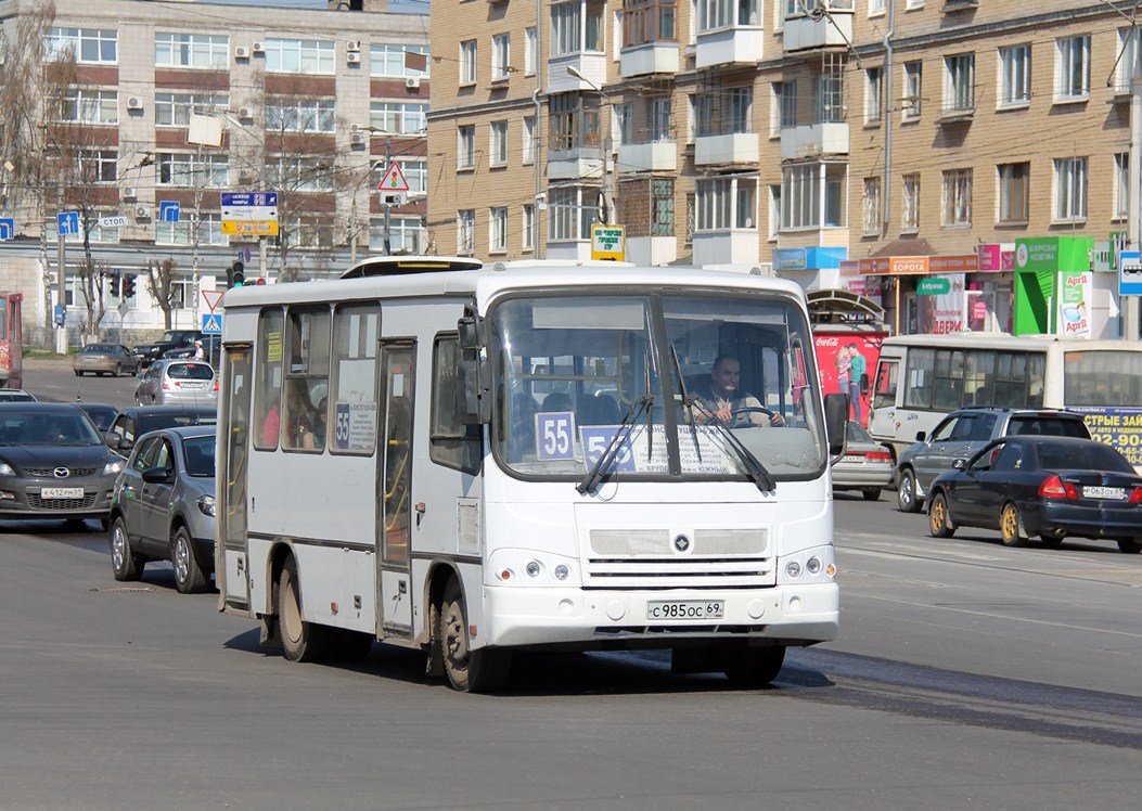 Тверская область, ПАЗ-320302-08 № С 985 ОС 69