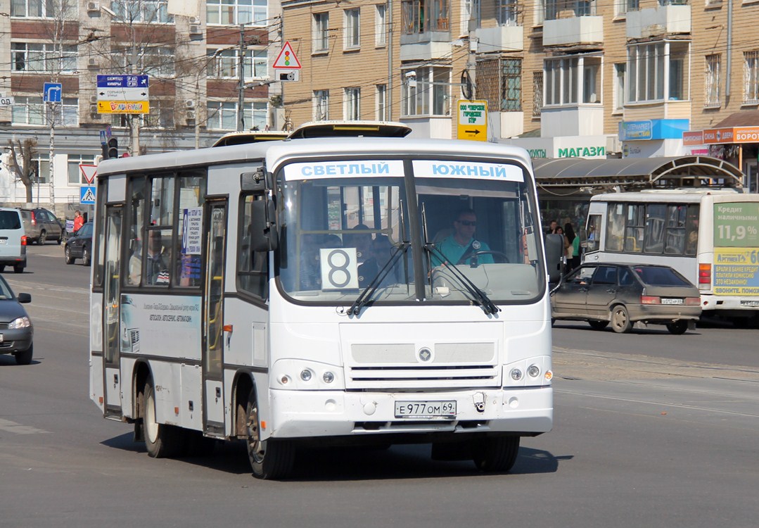 Тверская область, ПАЗ-320402-03 № Е 977 ОМ 69