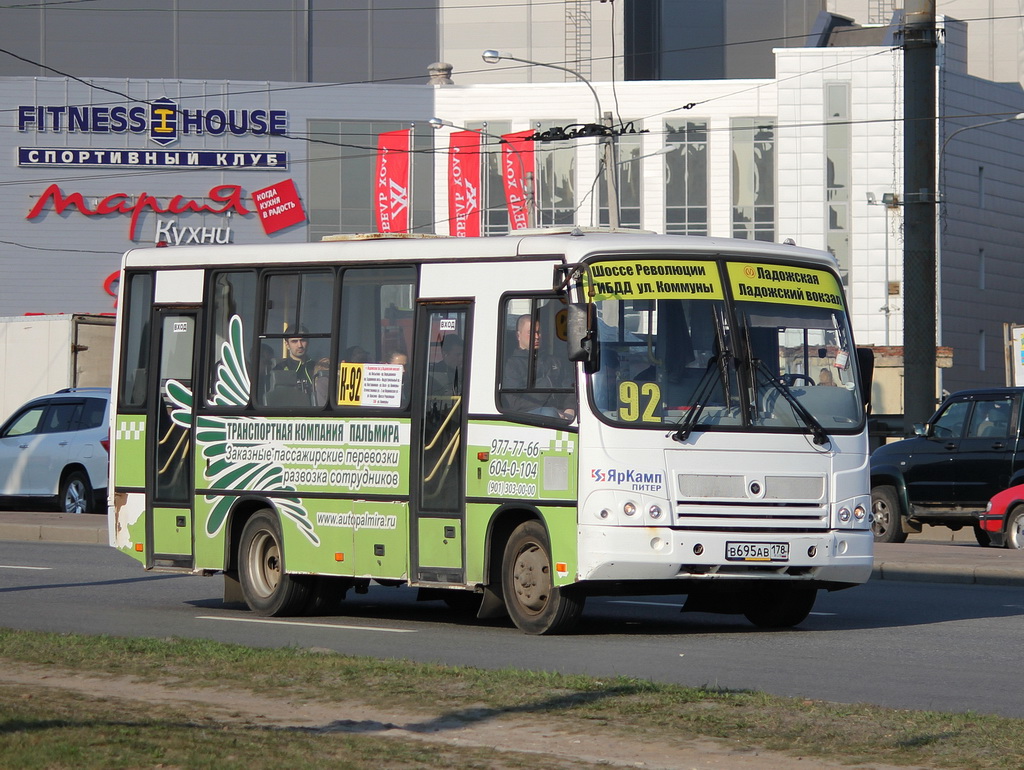 Санкт-Петербург, ПАЗ-320402-03 № В 695 АВ 178